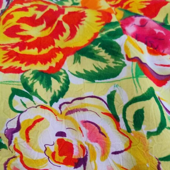 Vintage Jams World Floral Mini Dress Rosanna Print Sleeveless Pockets Juniors 7 - Picture 5 of 8